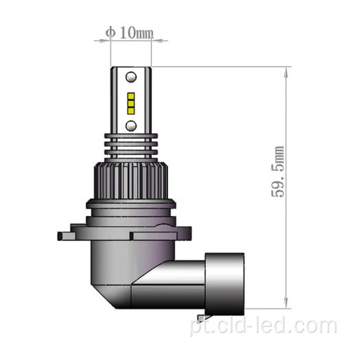 Luz de nevoeiro LED automático 9005